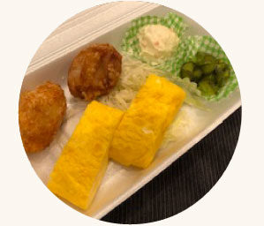 からあげ、だしまき弁当